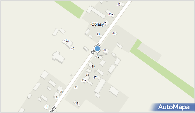 Oblasy, Oblasy, 41, mapa Oblasy