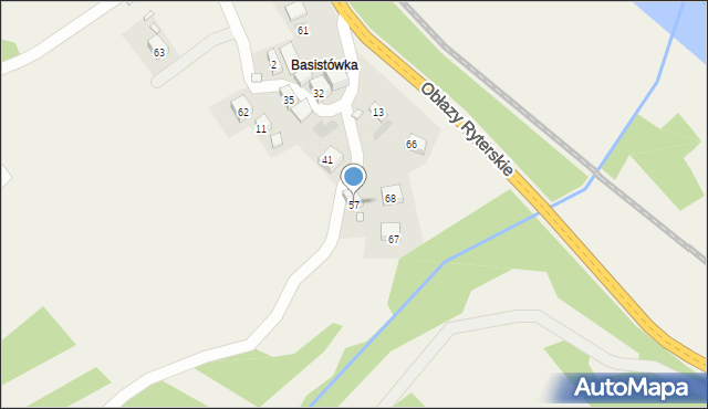 Obłazy Ryterskie, Obłazy Ryterskie, 57, mapa Obłazy Ryterskie