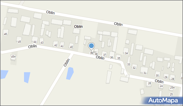 Oblin, Oblin, 39, mapa Oblin