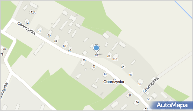 Oborczyska, Oborczyska, 64, mapa Oborczyska