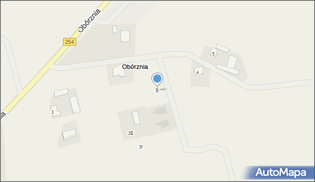 Obórznia, Obórznia, 3j, mapa Obórznia