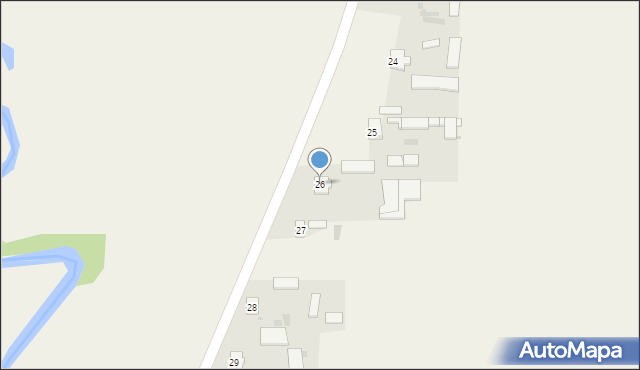 Obrąb, Obrąb, 26, mapa Obrąb