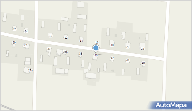 Obrębiec, Obrębiec, 40, mapa Obrębiec