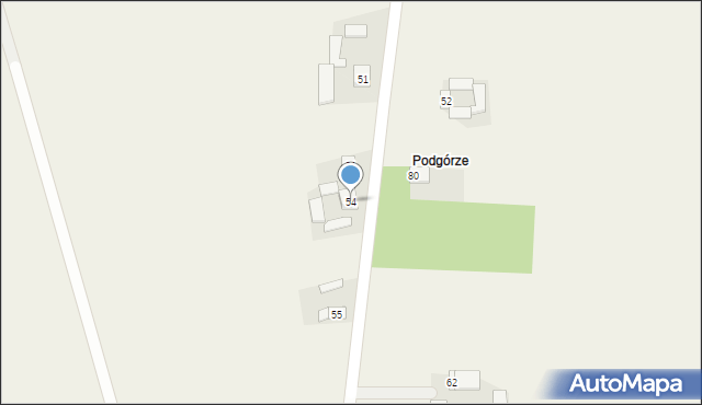 Obręczna, Obręczna, 54, mapa Obręczna