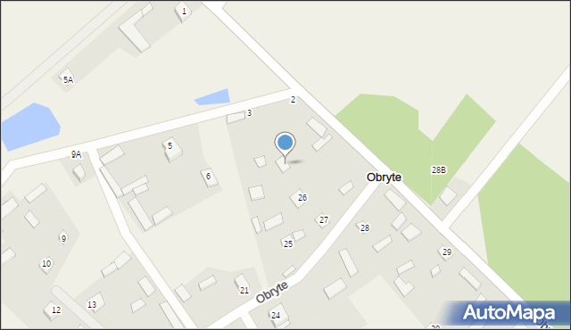 Obryte, Obryte, 2, mapa Obryte