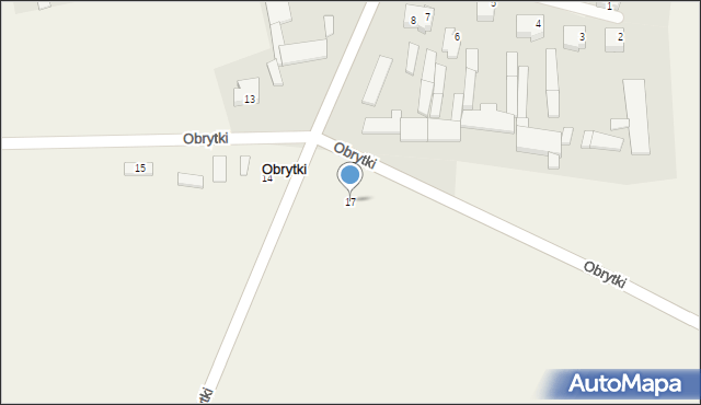 Obrytki, Obrytki, 17, mapa Obrytki