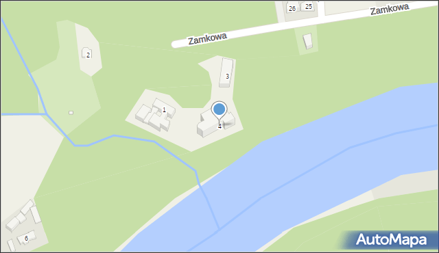 Obrzycko-Zamek, Obrzycko-Zamek, 4, mapa Obrzycko-Zamek