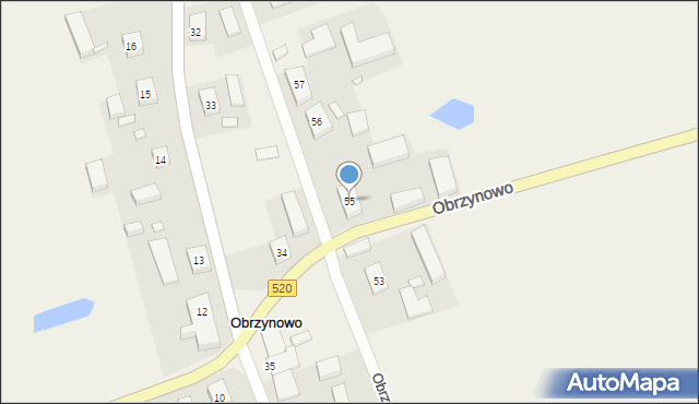 Obrzynowo, Obrzynowo, 55, mapa Obrzynowo