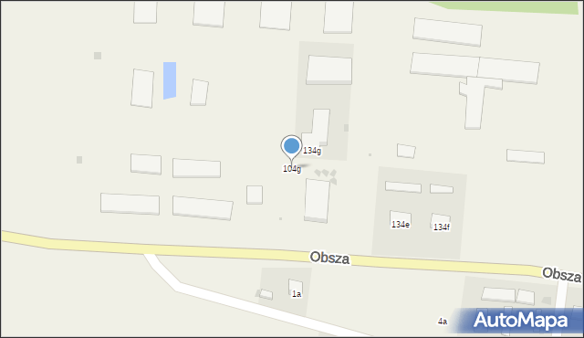 Obsza, Obsza, 104g, mapa Obsza