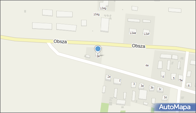 Obsza, Obsza, 1a, mapa Obsza