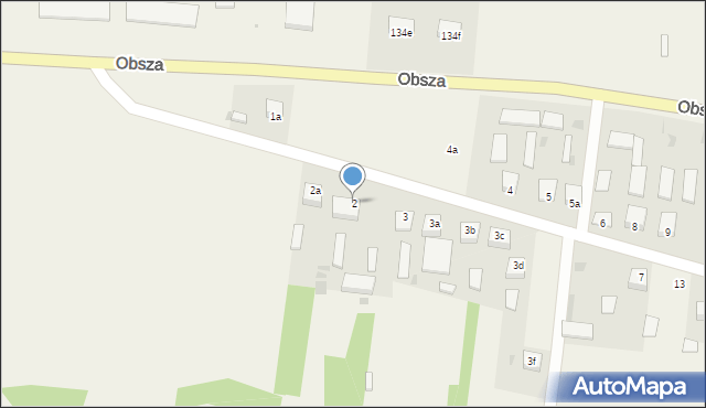 Obsza, Obsza, 2, mapa Obsza