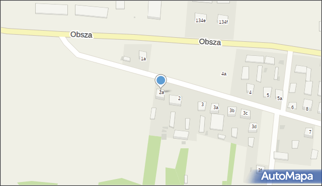 Obsza, Obsza, 2a, mapa Obsza