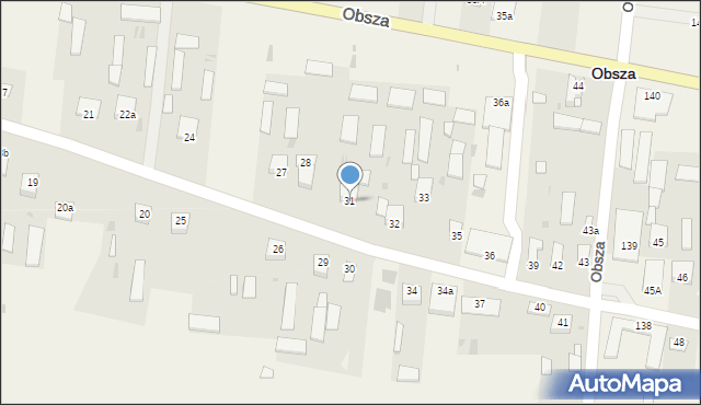 Obsza, Obsza, 31, mapa Obsza