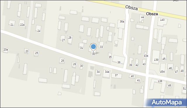 Obsza, Obsza, 32, mapa Obsza