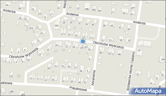 Starogard Gdański, Obrońców Wybrzeża, 32, mapa Starogard Gdański