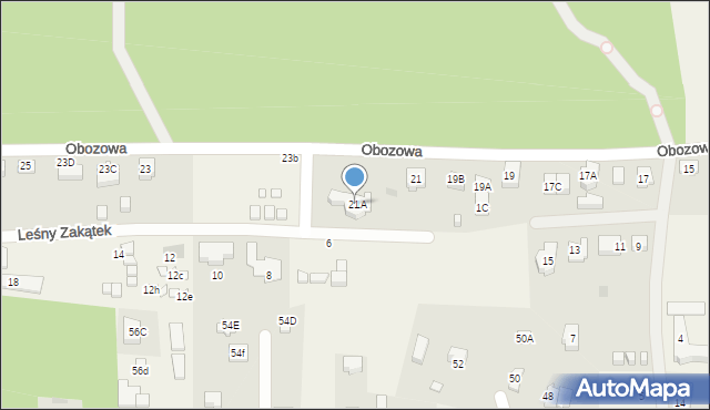 Sztutowo, Obozowa, 21A, mapa Sztutowo