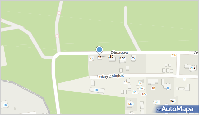 Sztutowo, Obozowa, 25, mapa Sztutowo