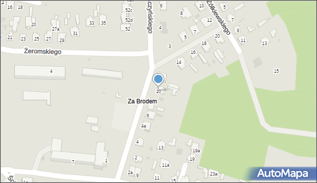 Tomaszów Lubelski, Obrońców Westerplatte, 10, mapa Tomaszów Lubelski