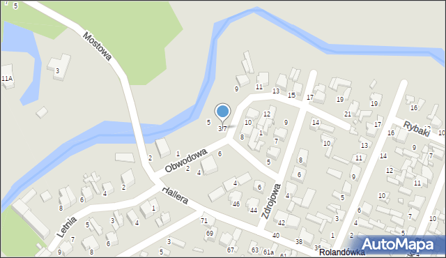 Tomaszów Mazowiecki, Obwodowa, 3/7, mapa Tomaszów Mazowiecki