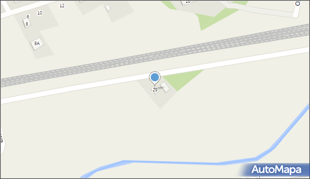 Zabrzeg, Objazdowa, 29, mapa Zabrzeg