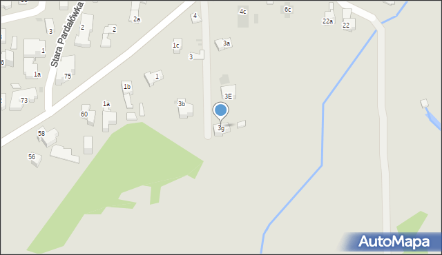 Zakopane, Oberconiówka, 3g, mapa Zakopanego