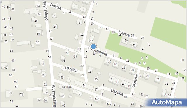 Zbylitowska Góra, Obustronna, 4, mapa Zbylitowska Góra