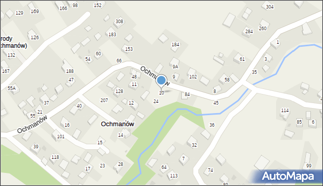 Ochmanów, Ochmanów, 10, mapa Ochmanów