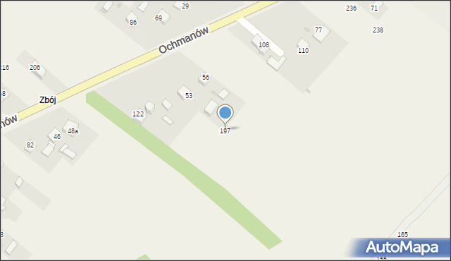 Ochmanów, Ochmanów, 197, mapa Ochmanów