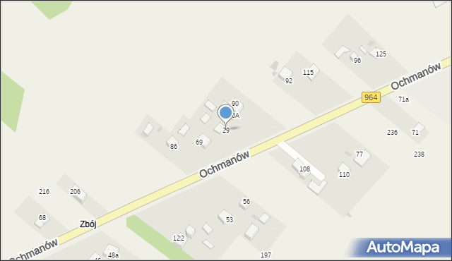 Ochmanów, Ochmanów, 29, mapa Ochmanów