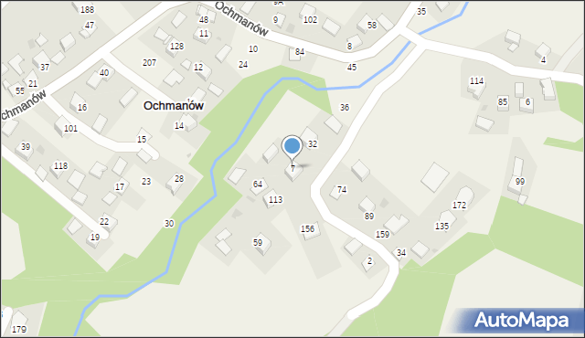 Ochmanów, Ochmanów, 7, mapa Ochmanów