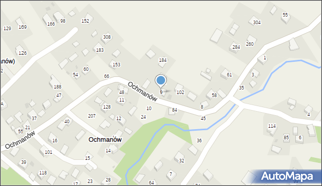 Ochmanów, Ochmanów, 9, mapa Ochmanów