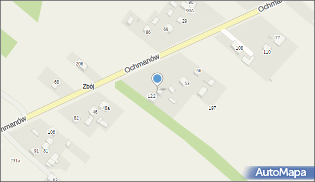 Ochmanów, Ochmanów, 97, mapa Ochmanów