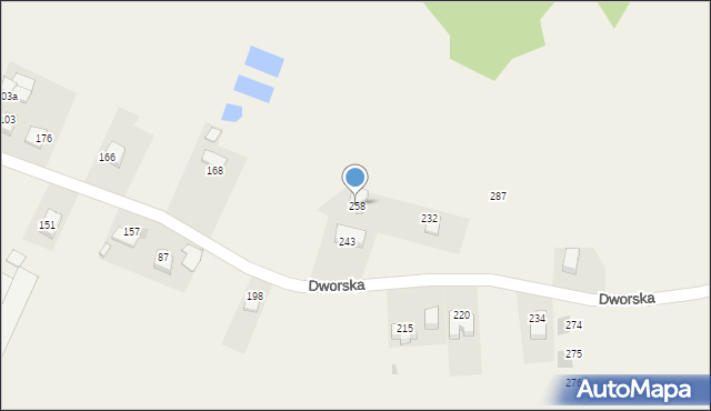 Ochodza, Ochodza, 258, mapa Ochodza