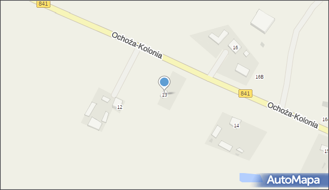 Ochoża-Kolonia, Ochoża-Kolonia, 13, mapa Ochoża-Kolonia