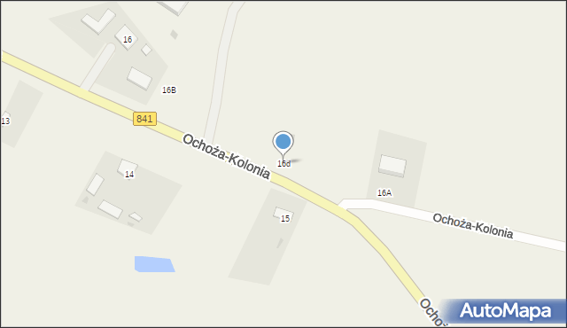 Ochoża-Kolonia, Ochoża-Kolonia, 16d, mapa Ochoża-Kolonia