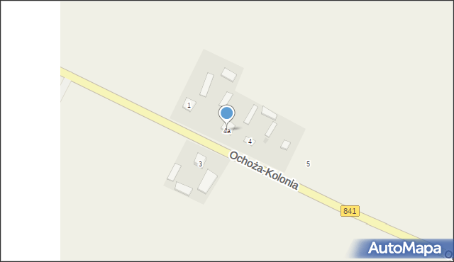 Ochoża-Kolonia, Ochoża-Kolonia, 4a, mapa Ochoża-Kolonia