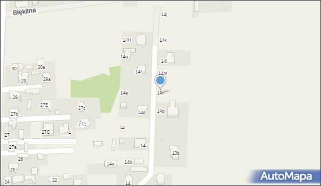 Ochraniew, Ochraniew, 14n, mapa Ochraniew