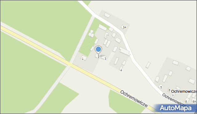 Ochremowicze, Ochremowicze, 2, mapa Ochremowicze