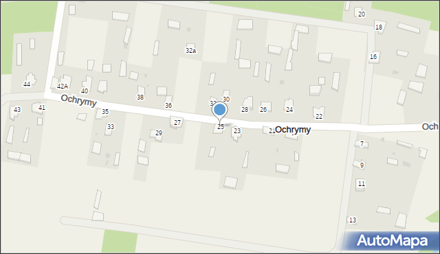 Ochrymy, Ochrymy, 25, mapa Ochrymy