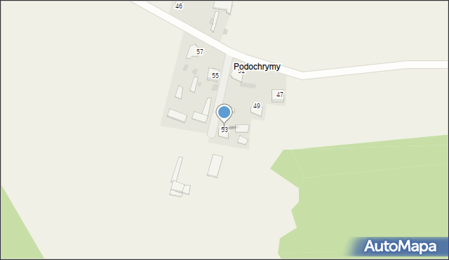 Ochrymy, Ochrymy, 53, mapa Ochrymy