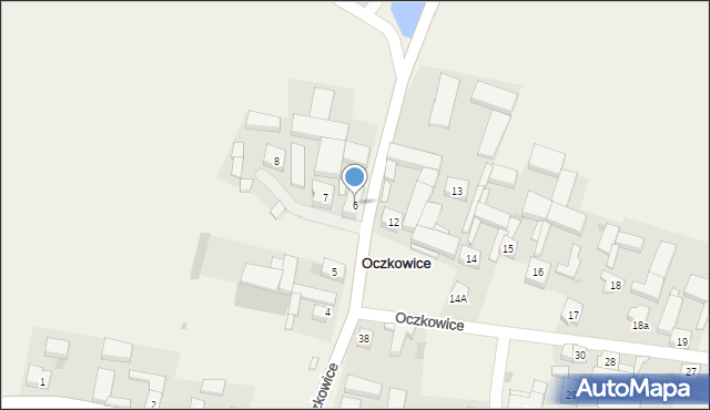 Oczkowice, Oczkowice, 6, mapa Oczkowice
