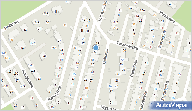 Warszawa, Ochocza, 67, mapa Warszawy