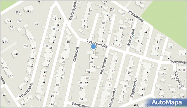 Warszawa, Ochocza, 74, mapa Warszawy