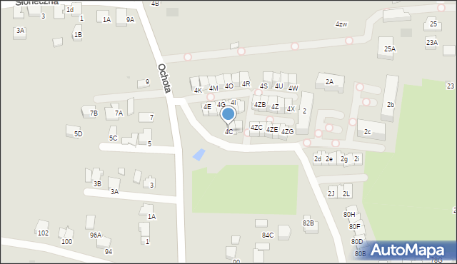 Wieliczka, Ochota, 4C, mapa Wieliczka