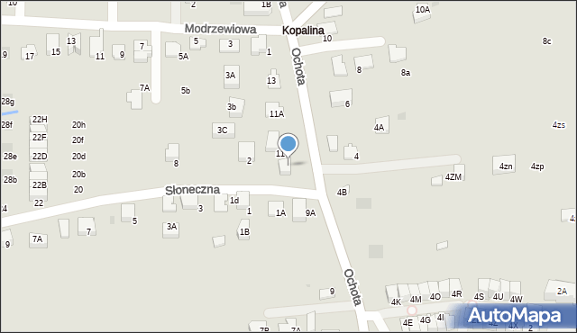 Wieliczka, Ochota, 9B, mapa Wieliczka