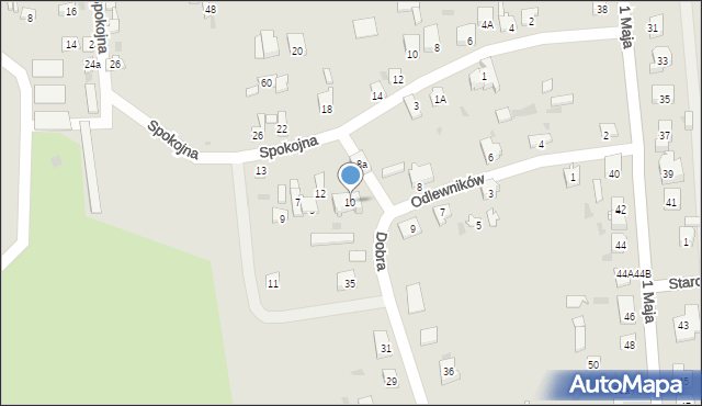 Blachownia, Odlewników, 10, mapa Blachownia