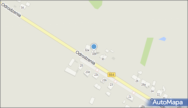 Kowalewo Pomorskie, Odrodzenia, 32b, mapa Kowalewo Pomorskie