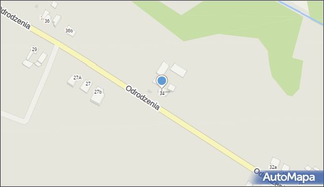 Kowalewo Pomorskie, Odrodzenia, 34, mapa Kowalewo Pomorskie