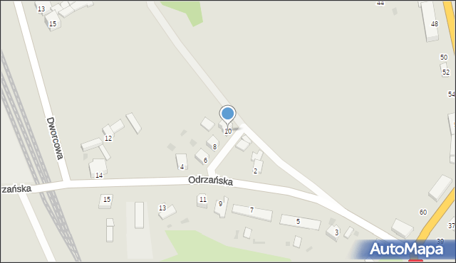 Mieszkowice, Odrzańska, 10, mapa Mieszkowice