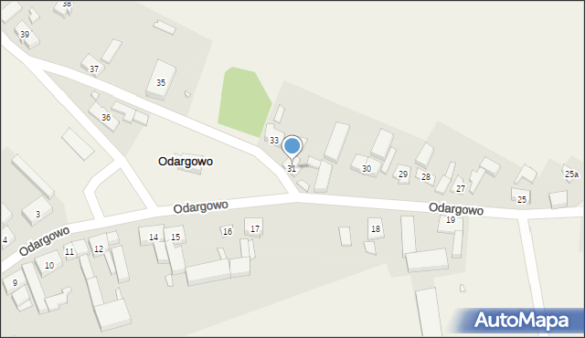 Odargowo, Odargowo, 31, mapa Odargowo